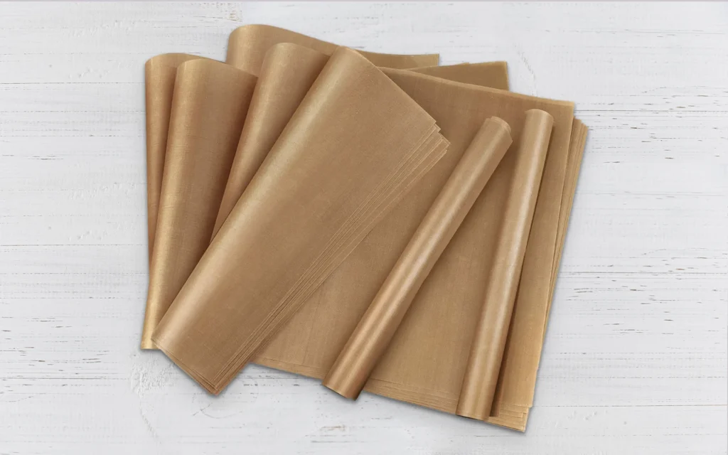 Teflon Cloth used in heat sealing and packaging machines
